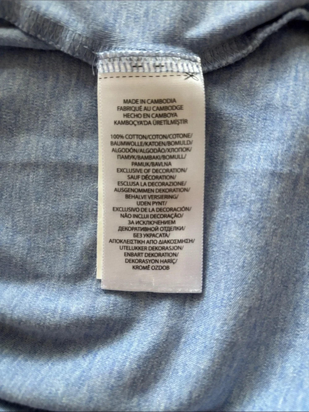 Ralph Lauren Light Blue Polo Shirt with Red Logo